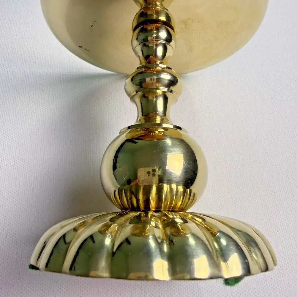 Candle Compliments by Crowing Touch vintage brass